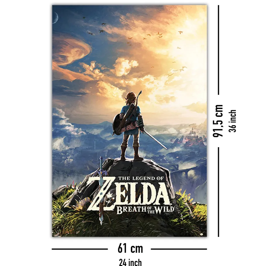 The Legend of Zelda Poster Breath Of The Wild Sunset
