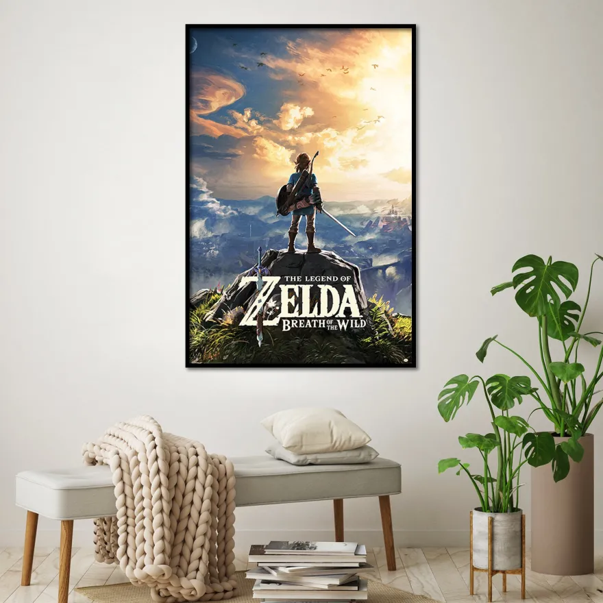The Legend of Zelda Poster Breath Of The Wild Sunset