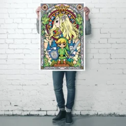 The Legend of Zelda Poster Kirchenfenster