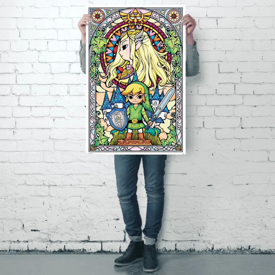 The Legend of Zelda Poster Kirchenfenster