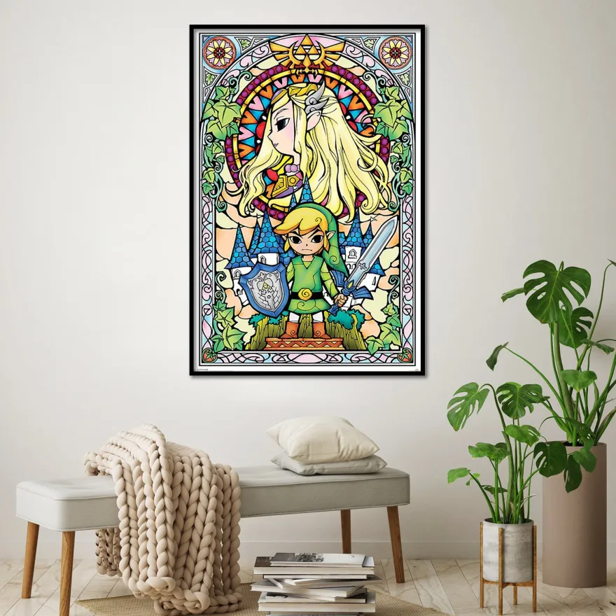 The Legend of Zelda Poster Kirchenfenster