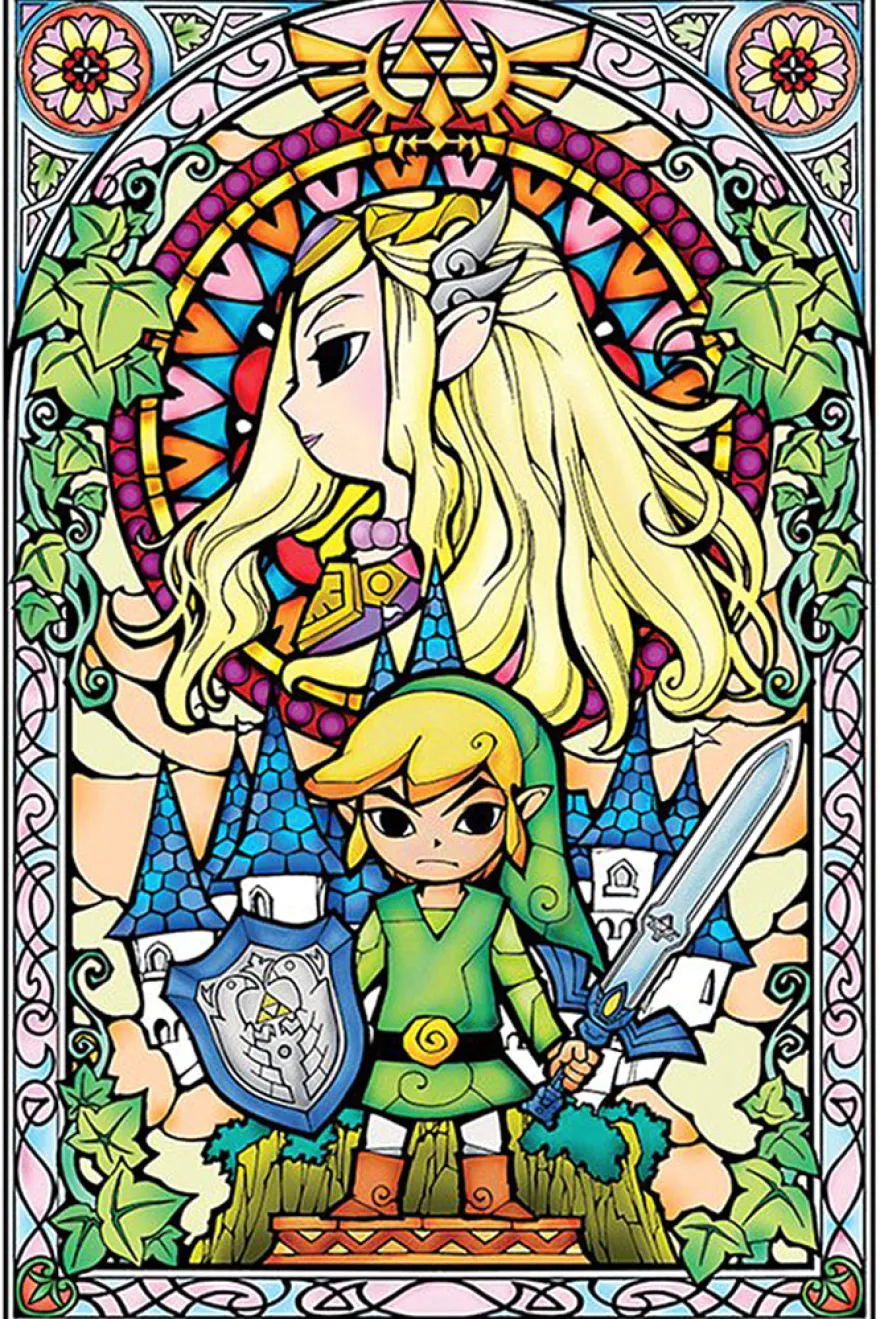 The Legend of Zelda Poster Kirchenfenster