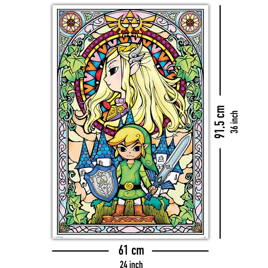 The Legend of Zelda Poster Kirchenfenster