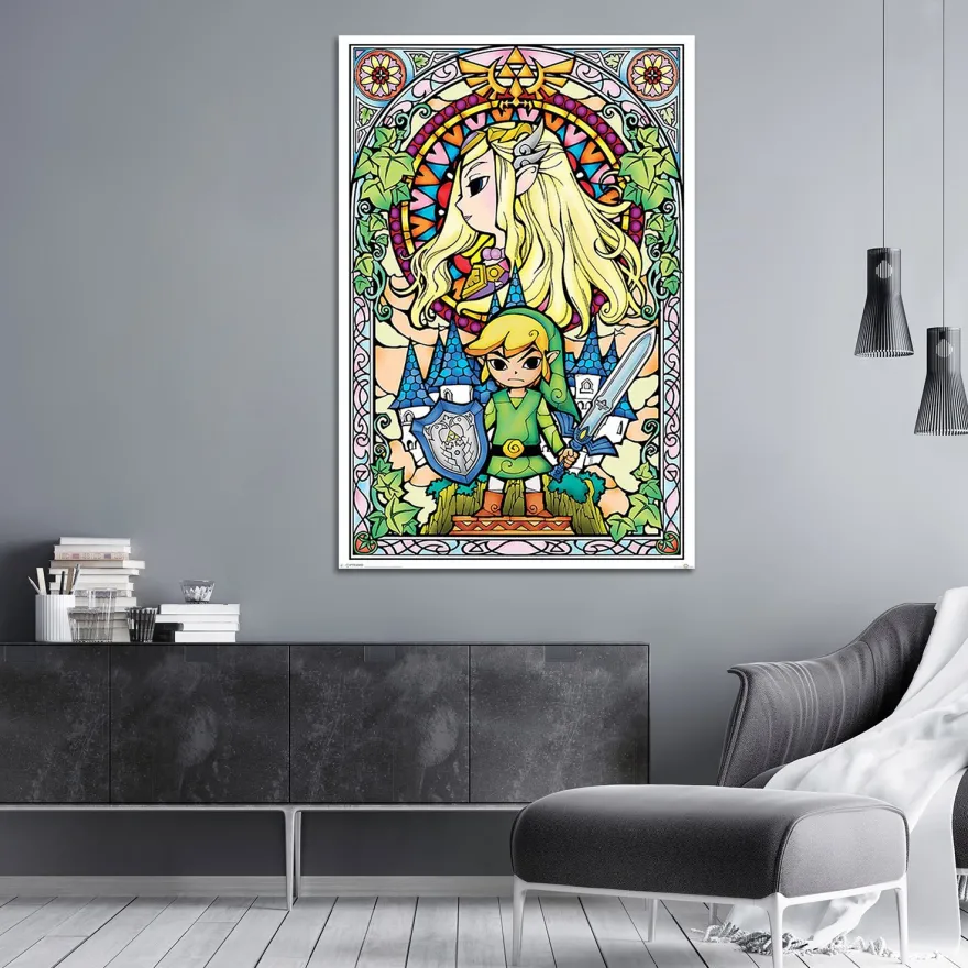 The Legend of Zelda Poster Kirchenfenster
