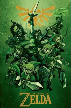 The Legend of Zelda Poster Link