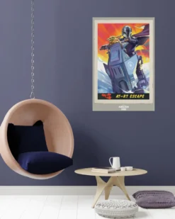 The Mandalorian & Grogu Poster AT-RT Escape