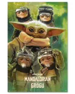 The Mandalorian & Grogu Poster Grogu & The Anzellans