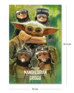 The Mandalorian & Grogu Poster Grogu & The Anzellans