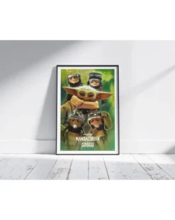 The Mandalorian & Grogu Poster Grogu & The Anzellans