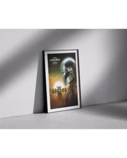The Mandalorian & Grogu Poster Sunset
