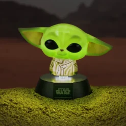 The Mandalorian Icon Light 3D Yoda Baby #001