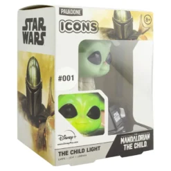 The Mandalorian Icon Light 3D Yoda Baby #001