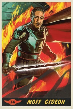 The Mandalorian Poster Moff Gideon Card