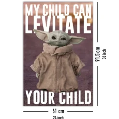 The Mandalorian Poster Yoda Baby Yoda, Grogu