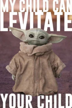 The Mandalorian Poster Yoda Baby Yoda, Grogu
