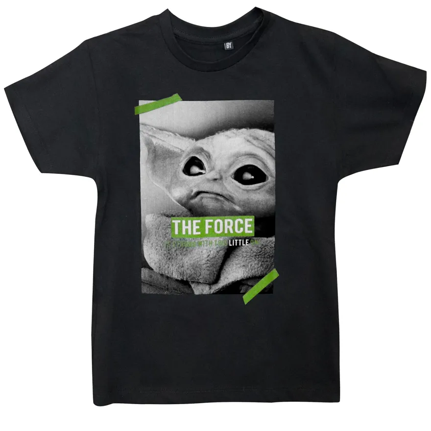 The Mandalorian T-Shirt Kinder The Force is Strong