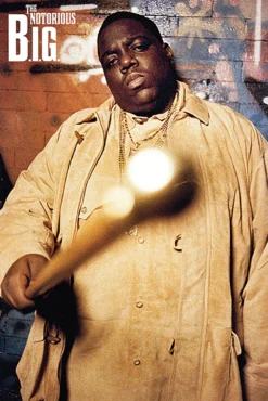 The Notorious B.I.G. Poster Cane
