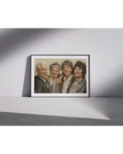 The Rolling Stones Poster Logo Sebastian Krüger Karikatur