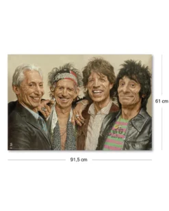 The Rolling Stones Poster Logo Sebastian Krüger Karikatur