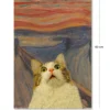 The Screaming Cat Kunstdruck Artelele