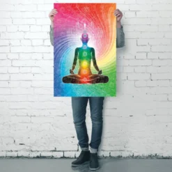 The Seven Chakras Poster Meditation