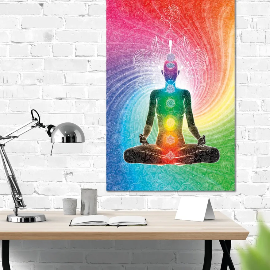 The Seven Chakras Poster Meditation