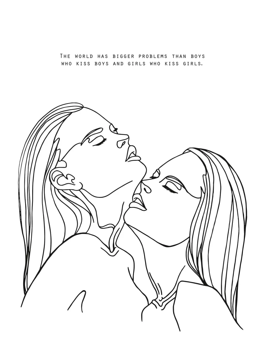 The World Has Bigger Problems Kunstdruck Madeleine, Line-Art
