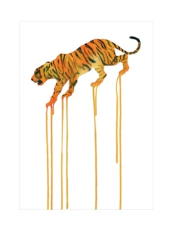 Tiger Kunstdruck Oliver Flores