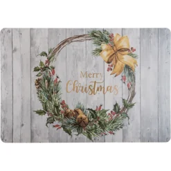 Tischsets Merry Christmas Cottage Weihnachten, 4er Set