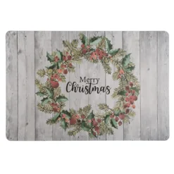 Tischsets Merry Christmas Cottage Weihnachten, 4er Set