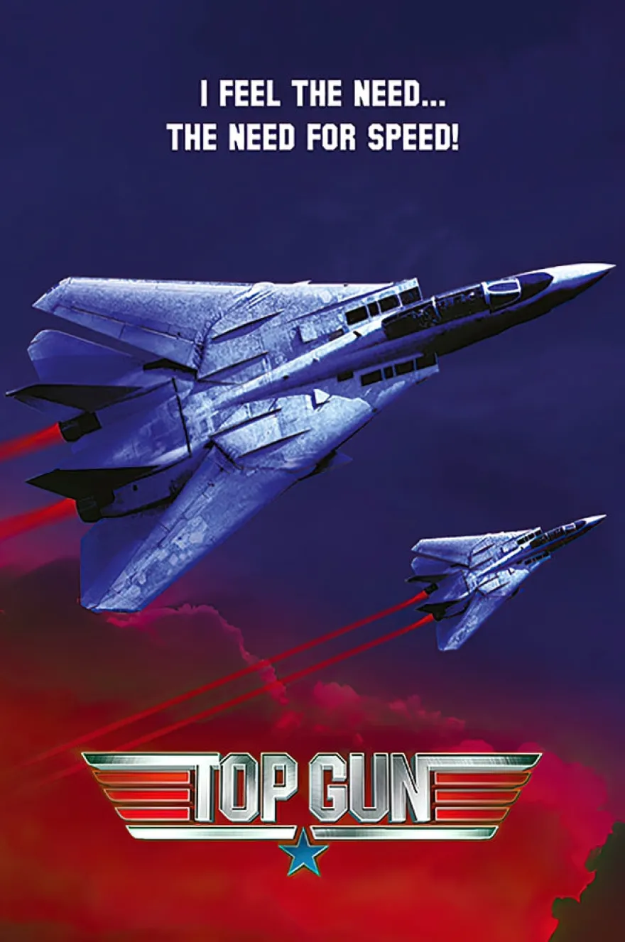 Top Gun Poster I Feel The Need