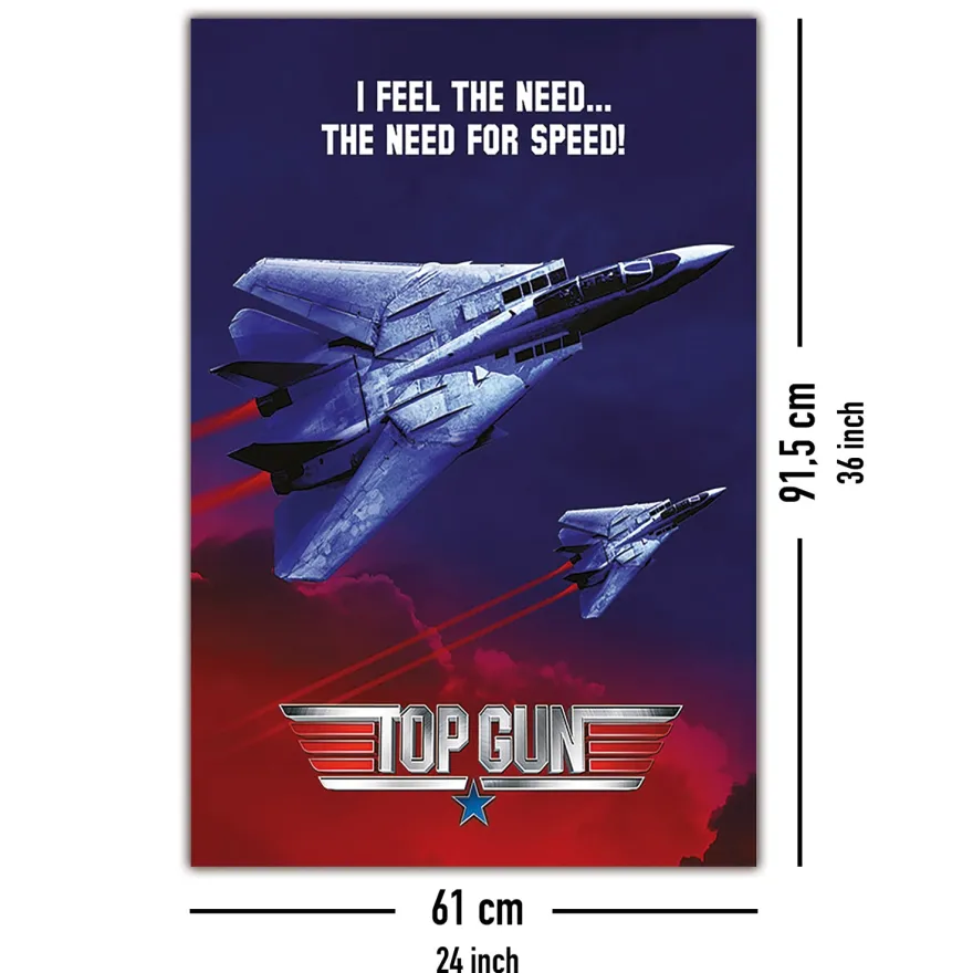 Top Gun Poster I Feel The Need