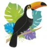 Toucan Tropics - Wild Kunstdruck Clara Wells