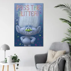 Trolls Poster Diamond Guy Pass the Glitter!