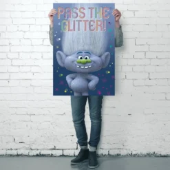 Trolls Poster Diamond Guy Pass the Glitter!