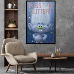 Trolls Poster Diamond Guy Pass the Glitter!