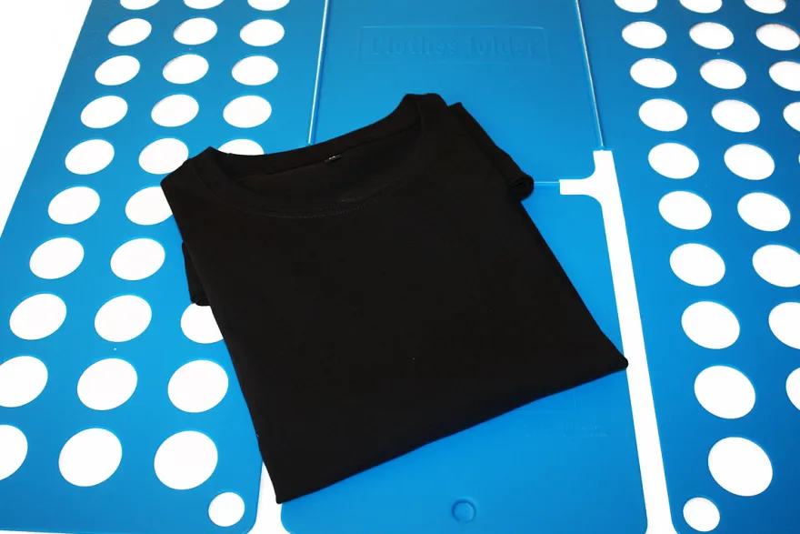 T-Shirt Folder Wäschefalter 2er Set Faltbrett Hemdenfalter