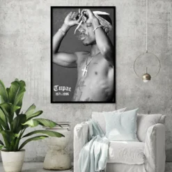 Tupac Shakur Poster Smoke