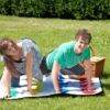Twister Spieledecke mit Schlüsselanhänger-Drehscheibe,
