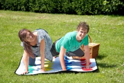 Twister Spieledecke mit Schlüsselanhänger-Drehscheibe,
