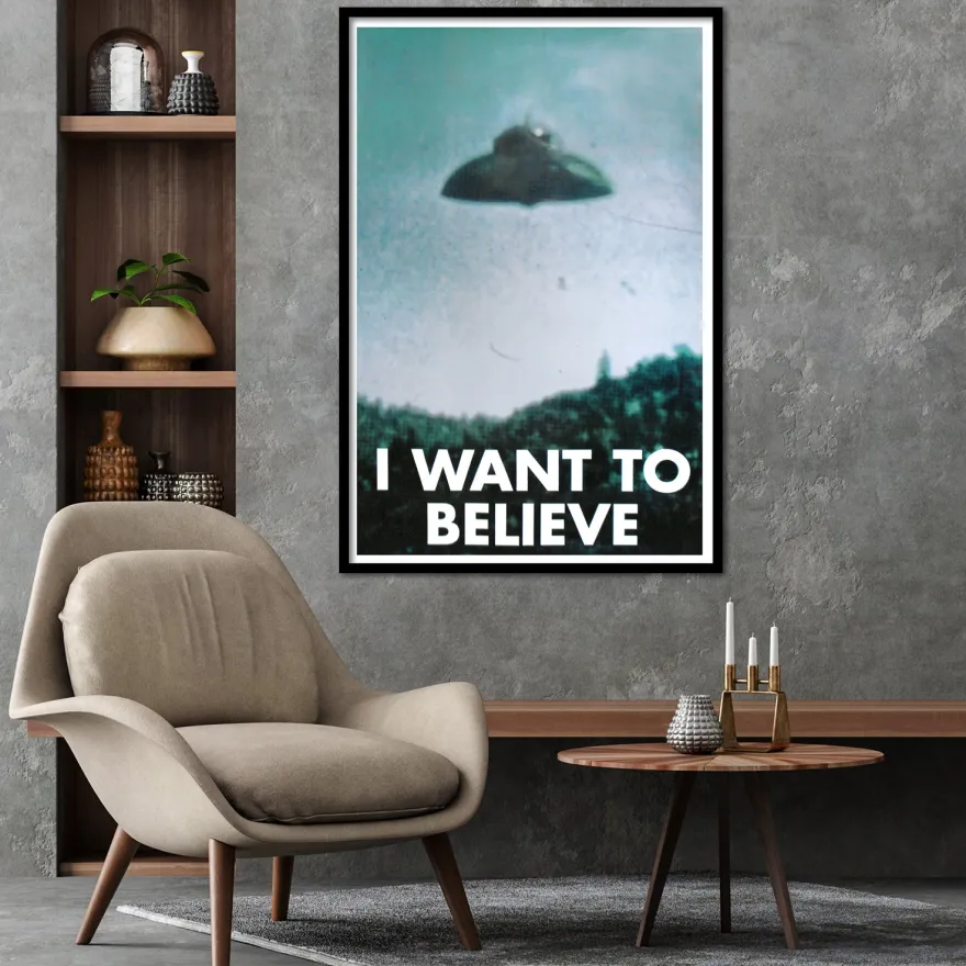 UFO Poster I Want To Believe