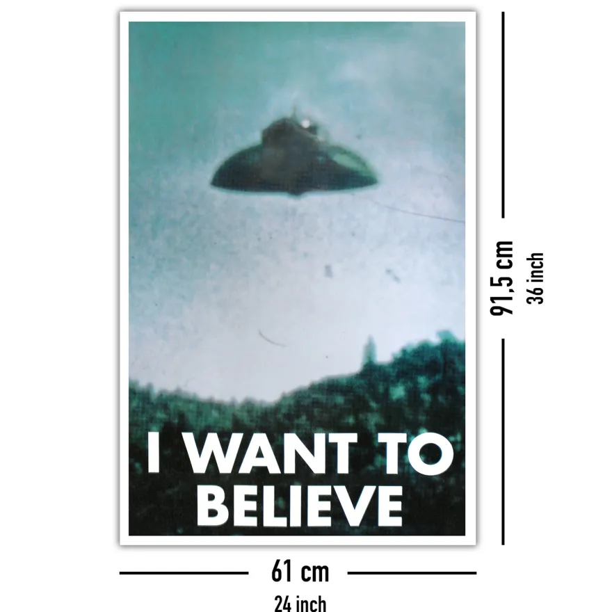 UFO Poster I Want To Believe
