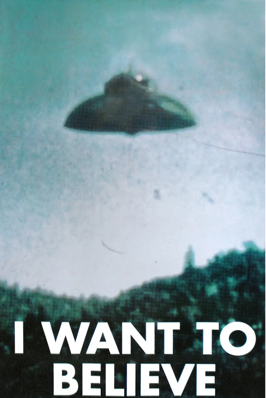 UFO Poster I Want To Believe