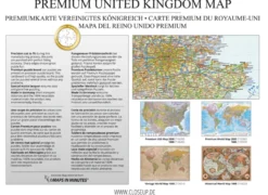 UK Karte Puzzle 2000 Teile MAPS IN MINUTES, Great Britain