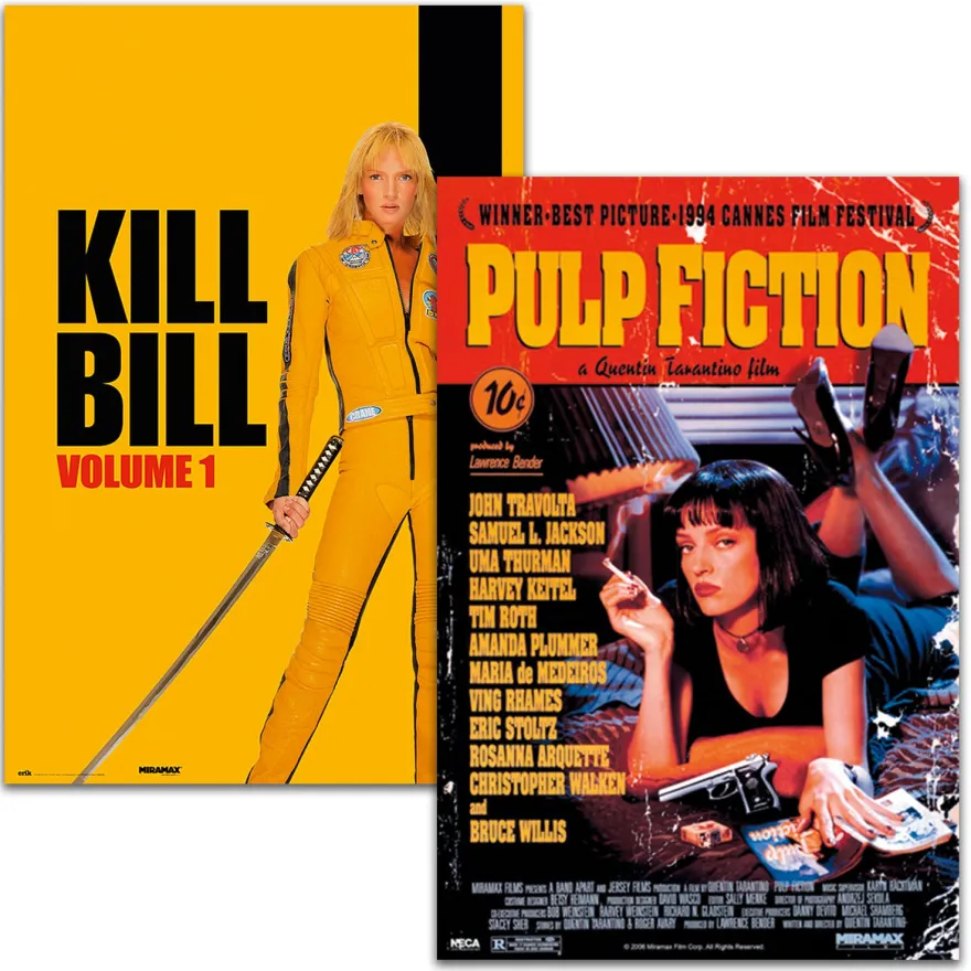 Uma Thurman Posterset Filmplakate