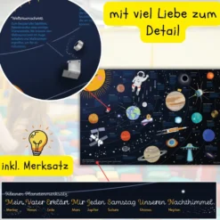 Universum für Kinder Schreibtischunterlage 60x40cm