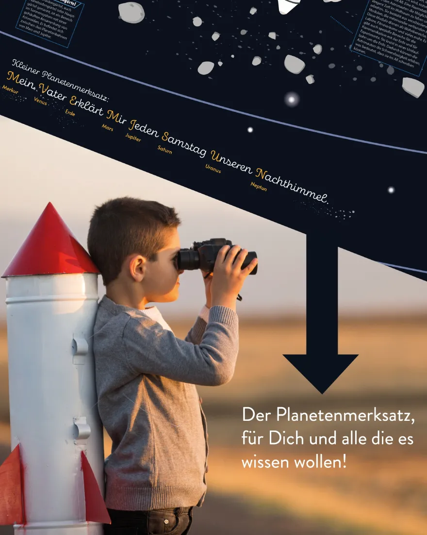 Universum Poster für Kinder XXL, 140 x 100 cm