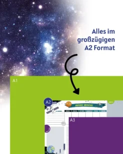 Universum Schreibtischunterlage zum Abreißen