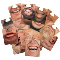 Untersetzer Party Face Mats 20-iger Set