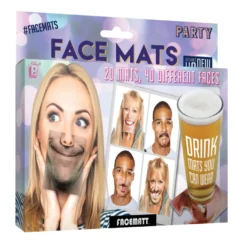 Untersetzer Party Face Mats 20-iger Set